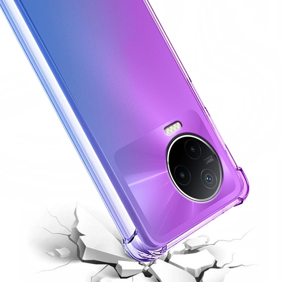 Husa pentru Infinix Note 12 2023, Gradient Dropproof, Violet / albastru