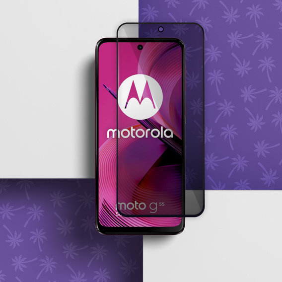 Sticlă temperată Shy Palm Privacy pentru Motorola Moto G55 5G