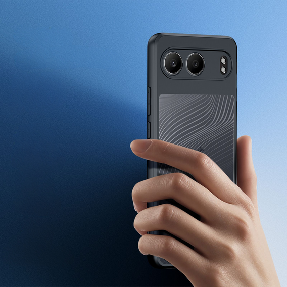 Husa DuxDucis pentru OnePlus Nord 4, Aimo case, transparent / negru