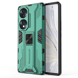 Huse pentru Honor 70 5G, Military kickstand, verde