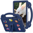 Husă pentru copii pentru Samsung Galaxy Tab S6 Lite 10.4 2020/2022 / Tab A7 2020 T500 / T505 / Tab S6 T860/T865, Cute Patterns, cu suport, albastru închis