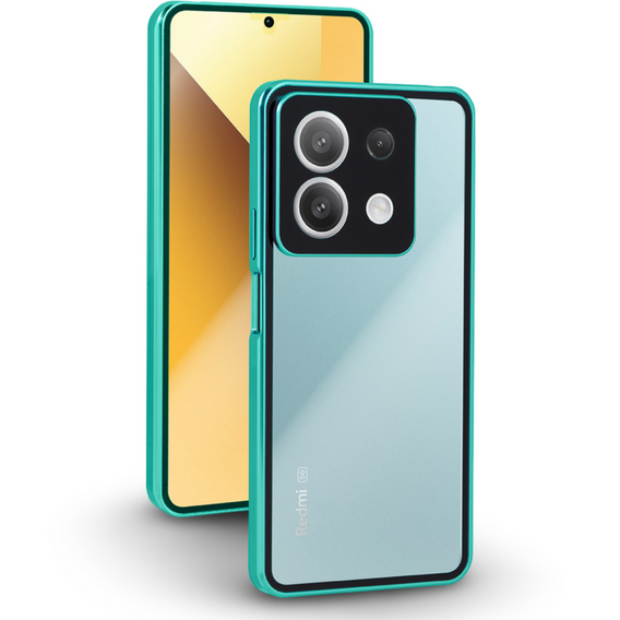 Husa pentru Xiaomi Redmi Note 13 5G, Magnetic Dual Glass, verde