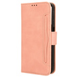 Cu clapetă pentru Realme Note 70T 4G, Card Slot, roz