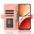 Cu clapetă pentru Oppo Reno 12FS / 12F, Card Slot, roz