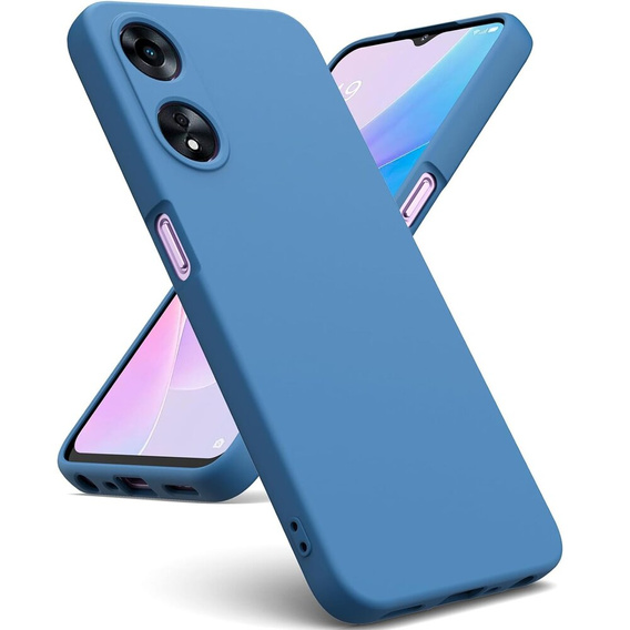 Husa pentru Oppo A38 4G / Oppo A18 4G, Silicone Lite, albastru
