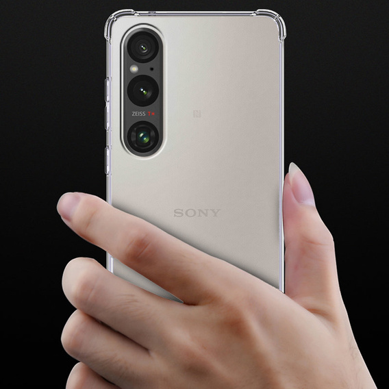 Huse pentru Sony Xperia 1 V, Dropproof, transparentă