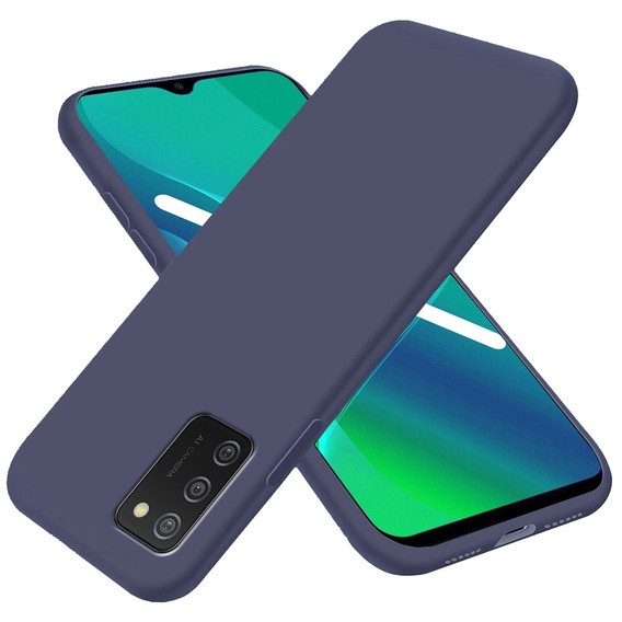 Caz subțire pentru Samsung Galaxy A02s, Slim, albastru închis