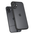 Carcasa Spigen pentru iPhone 16 Plus, Ultra Hybrid, negru + sticlă temperată 9H