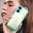 Huse pentru Xiaomi Redmi 13C / Poco C65, Fusion Hybrid, transparent / albastru