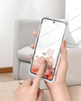 Huse pentru Samsung Galaxy S21 FE, Suritch Full Body Marble, alb
