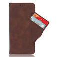 Cu clapetă pentru Xiaomi Poco F7 Ultra, Card Slot, maro