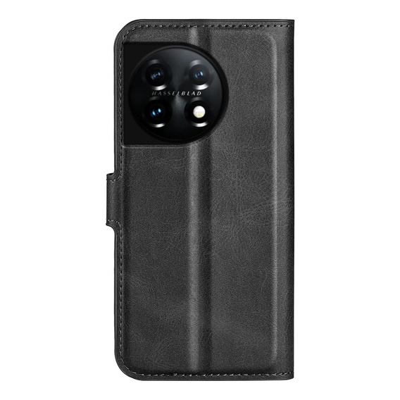 Cu clapetă pentru OnePlus 11 5G, Wallet Case, negru