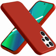 Husa pentru Samsung Galaxy S22 Ultra 5G, Silicone Lite, roșu
