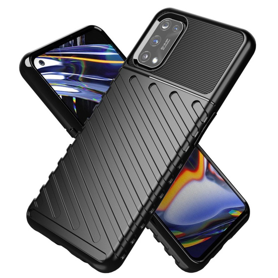 Huse pentru Realme 7 Pro, Thunder, negru