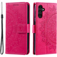 Cu clapetă pentru Samsung Galaxy A35 5G, Mandala, roz
