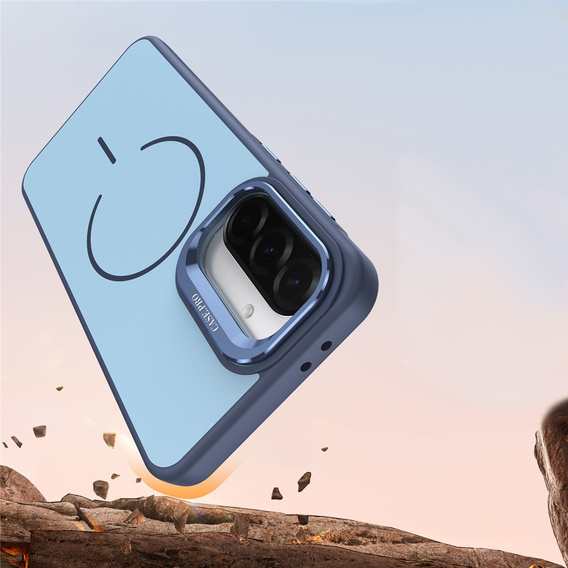 Husă tactilă cu suport MagSafe pentru Samsung Galaxy A57 5G, albastră