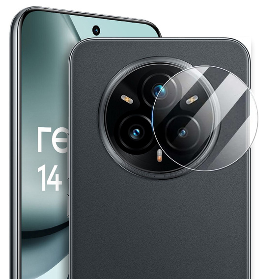 Sticlă temperată pentru camera foto pentru Realme 14 Pro 5G, transparentă