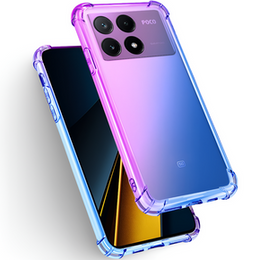 Husa pentru Xiaomi Poco F6 Pro, Gradient Dropproof, Violet / albastru