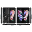 Husă blindată pentru Samsung Galaxy Z Fold3 5G, Nox Case Ring, negru