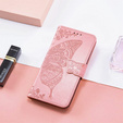 Cu clapetă pentru Realme C71, Butterfly, roz rose gold