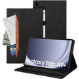 Husă pentru Samsung Galaxy Tab A9+, Classic, cu spațiu pentru stylus, negru