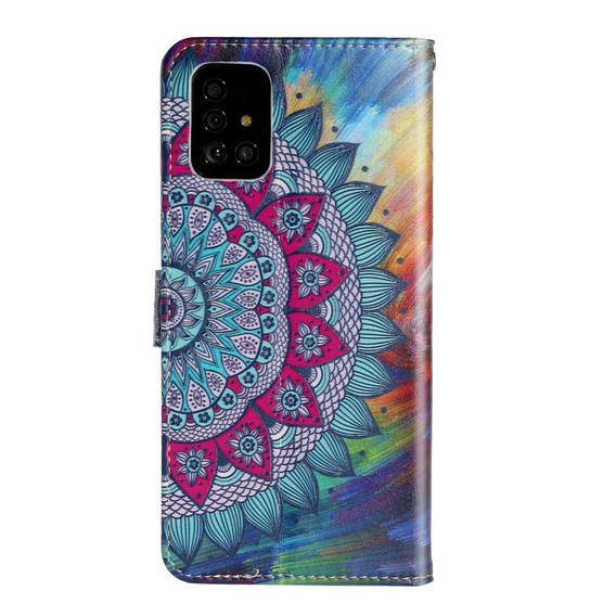 Cu clapetă pentru Samsung Galaxy A51, Wallet, Mandala Flower