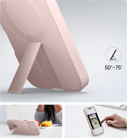 Husă pentru iPhone 12 / 12 Pro, Suritch Shockproof, pentru MagSafe, negru