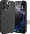 BENKS Kevlar Armor PRO Carbon Fiber 600D D065 caz pentru MagSafe pentru iPhone 16 Pro