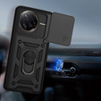 Husă blindată pentru Xiaomi Poco F7 Ultra, CamShield Slide, negru