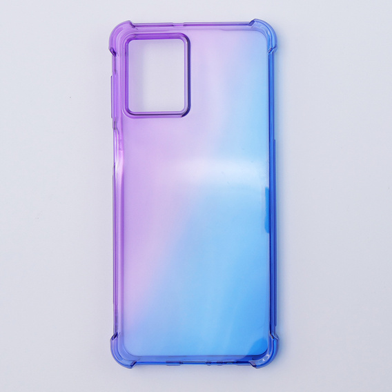 Husa pentru Motorola Moto G54 5G, Gradient Dropproof, Violet / albastru