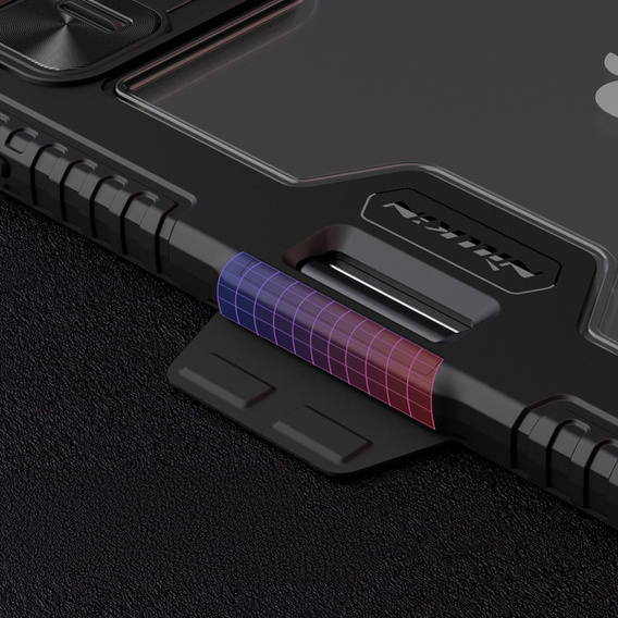 Husă Nillkin pentru iPad Pro 11 2024, cu spațiu pentru stylus, negru