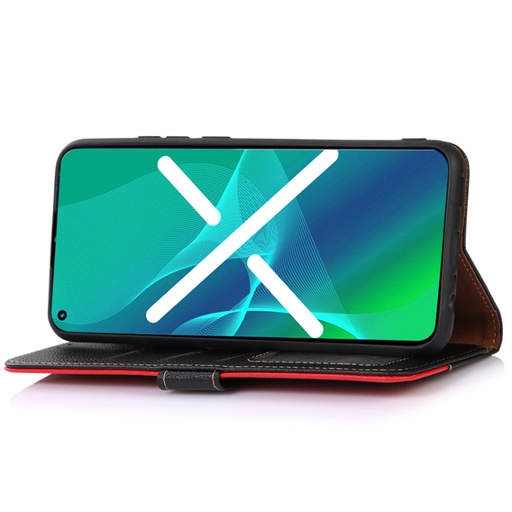 Cu clapetă pentru Sony Xperia 1 IV, Case KHAZNEH RFID, negru