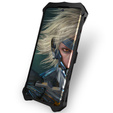 Husă blindată pentru iPhone 15 Pro Max, Aluminum Alloy, negru