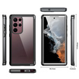 Carcasă pentru Samsung Galaxy S22 Ultra, Shockproof, cu folie, negru