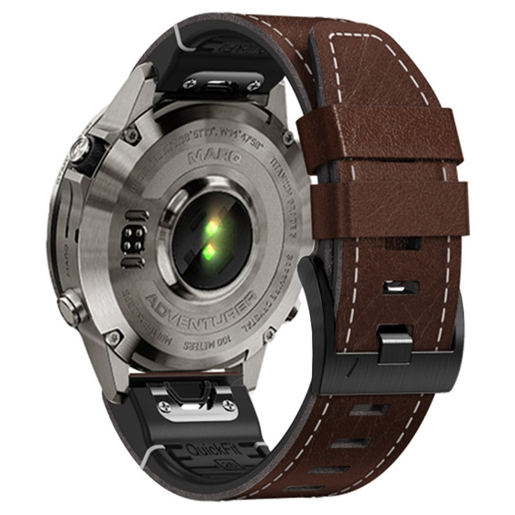 Curea din piele Quickfit pentru Garmin Fenix 5/6/6 PRO/7 Forerunner 965/955/945