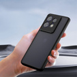 Carcasă pentru Motorola Edge 50 Pro 5G, Fusion Hybrid, cu protecție pentru camera foto, transparent / negru