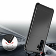 Huse pentru Huawei P30 Pro, Sliding Card Holder, negru