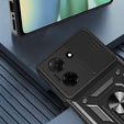 Husă blindată pentru Xiaomi Redmi A5, CamShield Slide, negru