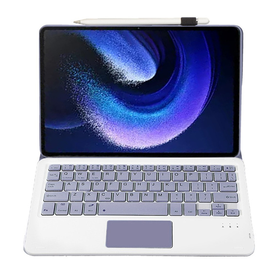 Carcasă + tastatură Xiaomi Pad 6 / 6 Pro, Touchpad, violet