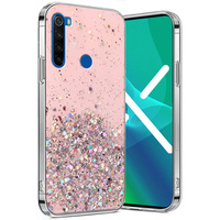 Huse pentru Xiaomi Redmi Note 8T, Glittery, roz