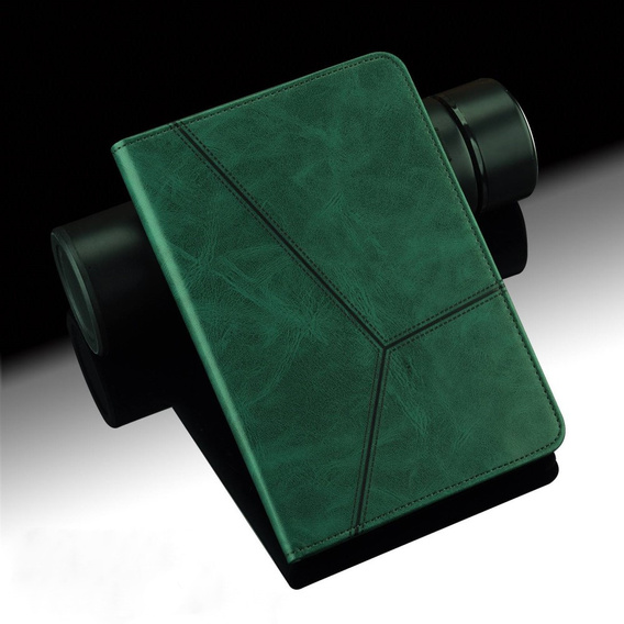 Husă pentru Lenovo Tab M10 Plus 10.6 Gen 3 TB-125F TB-128F, Classic, cu spațiu pentru stylus, verde