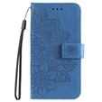 Cu clapetă pentru Xiaomi Redmi 13C / Poco C65, Mandala Flower, albastru