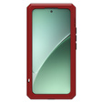 Love Mei Huse pentru Xiaomi 15, armored with glass, roșu