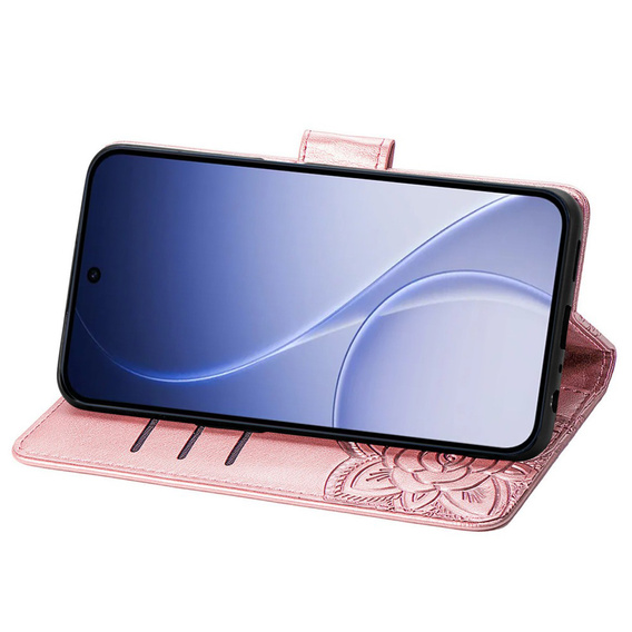 Husă tip fluture pentru Oppo Reno 15 FS, roz