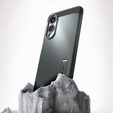 Carcasa Spigen pentru Samsung Galaxy A36 5G, Tough Armor Mag MagSafe, negru + 9H Tempered Glass