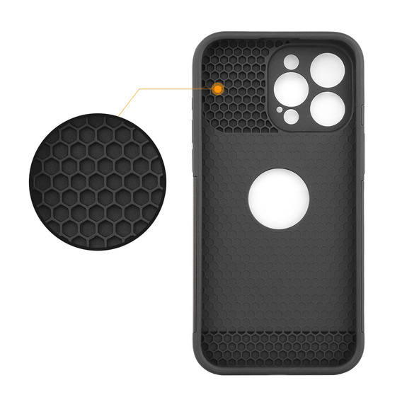 Huse pentru iPhone 15 Pro Max, ERBORD MagProtect Slide Camera, negru