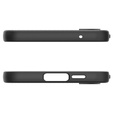 Carcasa Spigen pentru Samsung Galaxy A55 5G, Liquid Air, negru + 9H Tempered Glass