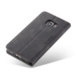 Husa CASEME pentru Samsung Galaxy S7, Leather Wallet Case, negru