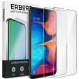 2x sticlă călită pentru Samsung Galaxy A20E, ERBORD 9H Hard Glass pe ecran