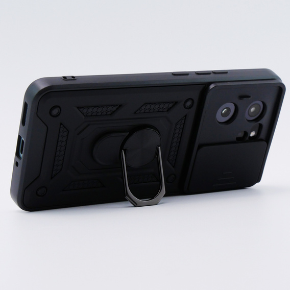 Husă blindată pentru Xiaomi 13T / 13T Pro, CamShield Slide, negru